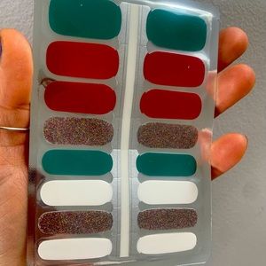 Holiday Nail Wraps ( Real Nail Polish, already dried)